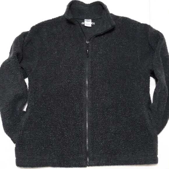 Old Navy nubby fleece zip up jacket - Picture 1 of 3